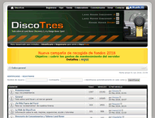 Tablet Screenshot of discotr.es